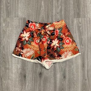 Zara tropical beach shorts